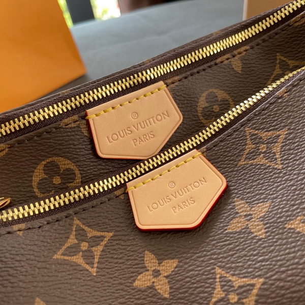 ルイヴィトンバッグ素材ディテール